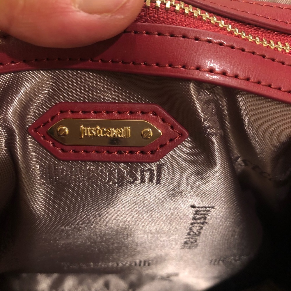 Cavalli python leather handbag - Picture 14 of 15